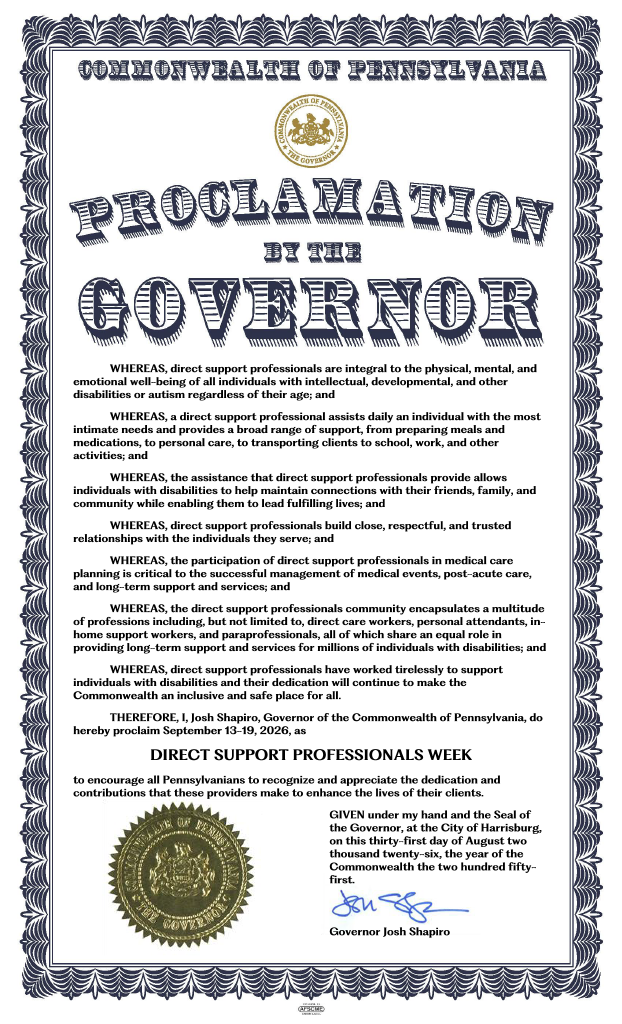 Direct Support Professionals Week September